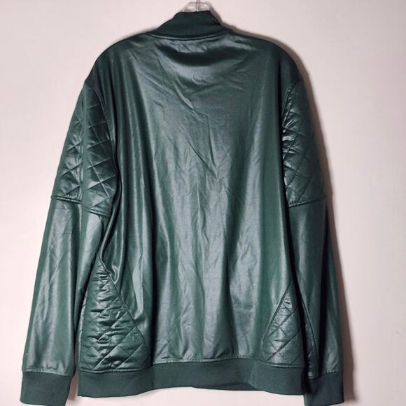INC International Concepts Bomber Green Jacket Men's XL A0064 - Picture 5 of 6